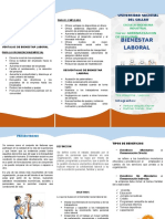 TRIPTICO BIENESTAR LABORAL