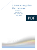 Taller de Prtoyecto Integral de Vida y Liderazgo NINA MUÑOZ