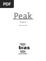 Peak 4 User Guide