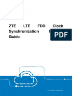 ZTE LTE FDD Clock Synchronization Feature Guide