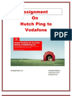 Assignment On Hutch Ping To Vodafone
