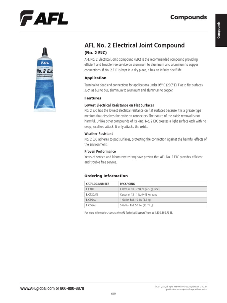 AFL No 2 EJC Compound Aluminium Copper