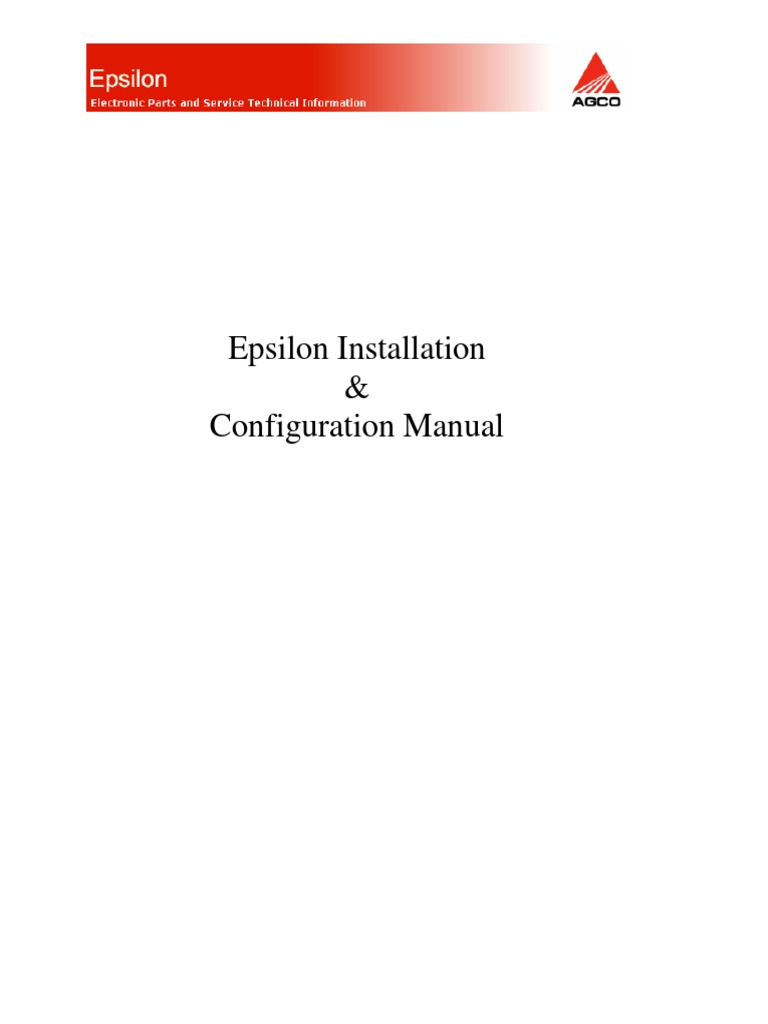 Epsilon Installation Guide | PDF | Windows 2000 | Microsoft Windows