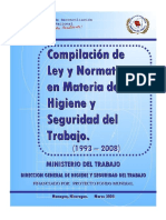 COMPILACION de Ley y Normativas en Materia de Higiene