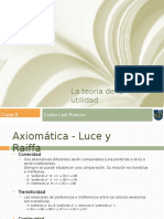 Teoría de Utilidad para La Toma de Decisiones