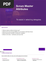 Scrum Master Attributes