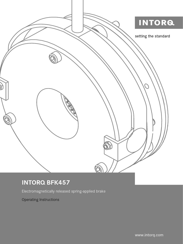 Intorq Bfk457: Setting The Standard | PDF | Brake | Electromagnetic ...