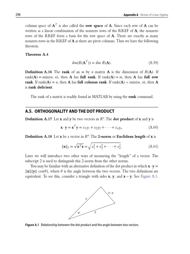 Lecture6 Orthogonality Dot Product PDF Eigenvalues And Eigenvectors