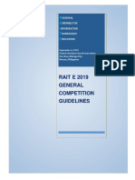 Rait E 2019 General Competition Guidelines: R A I T E