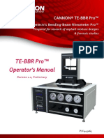 CANNON® TE-BBR Pro Operator's Manual