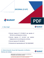 Deducción Adicional (3 Uit) para El 2019