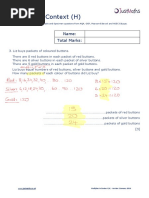 GCSE Iteration Exam Questions (Higher) | PDF | Test (Assessment) | Analysis