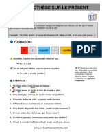 L'Hypothèse Sur Le Présent PDF