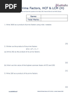 Number H Product of Prime Factors HCF LCM v2