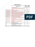 No Specification No Specification Name Chinese English: Design Criteria List