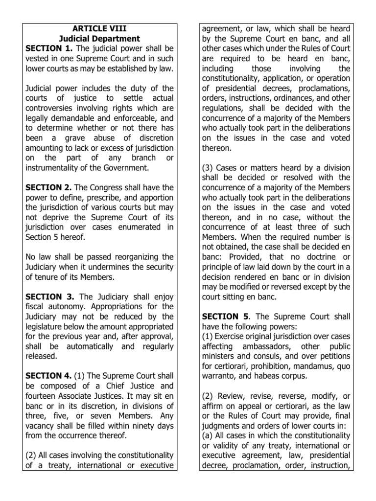 Philippine Judicial Department Overview | PDF | Judge | Judiciaries