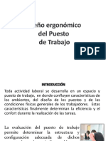 Ergonomía y diseño del puesto de trabajo