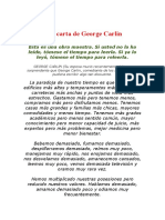 Una Carta de George Carlin PDF