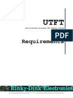 UTFT Requerimientos