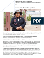 Cusqueña Sustenta Tesis Doctoral en Quechua