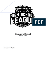 HSL Manager's Manual 2019-20