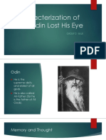 Characterization of How Odin Lost His Eye - Group 2 - Blue