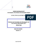 cpv2017 REDATAM WEB GUIA DE USO PDF