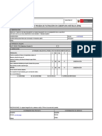 Protocolo de Prueba de Filtración en Cobertura Metálica