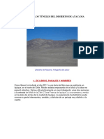 El Misterio de Los Túneles Del Desierto de Atacama