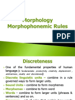 Morphology REPORT