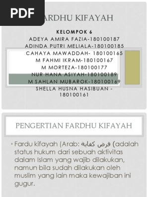 Fardhu Kifayah Kelompok 6