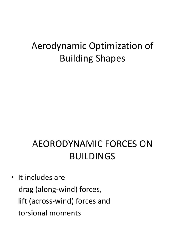Aerodynamic Optimization | PDF