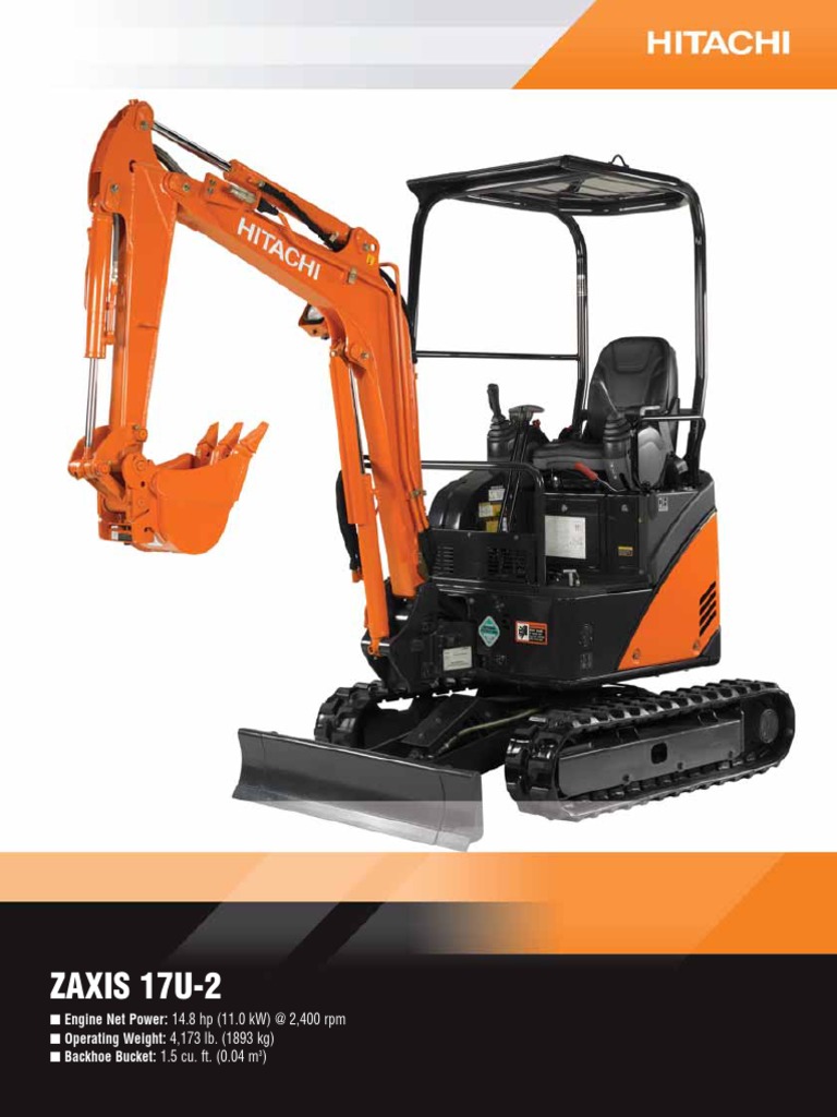 たっち ZX17U-2 - Specs Ecxa Hitachi | PDF | Engines | Vehicles