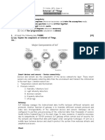 Internet of Things: Time: 2 HRS.) (Marks: 75