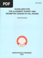 IRC SP 23 - Vertical Curves | PDF