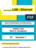 Wired LAN: Ethernet