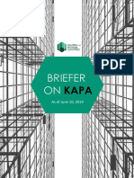 2019briefer On KAPA As of 06102019