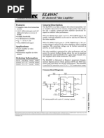 DC Restored Video Amplifier: Features General Description