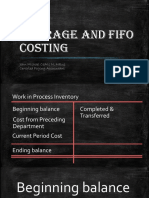 Chapter 10 Average and FIFO Costing