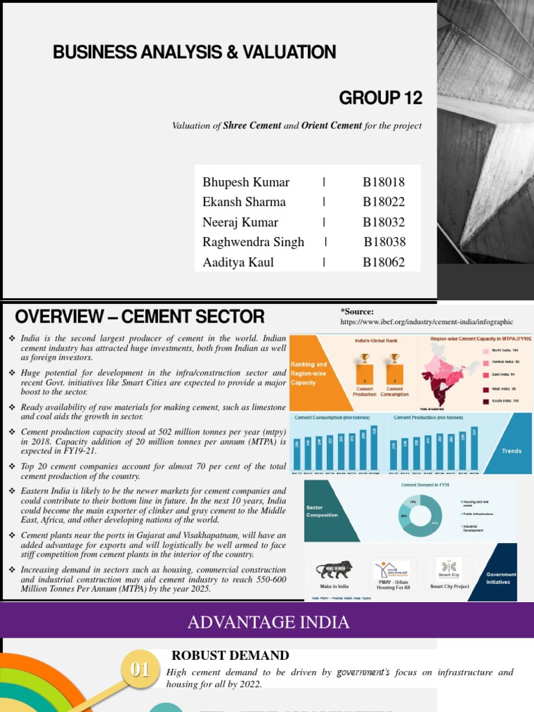 Business Analysis & Valuation | PDF | Book Value | Cement
