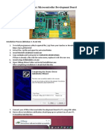 AT89xx Microcontroller Development Board: Installation Process (Windows 7, 8 and 10)