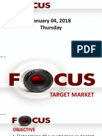 4 TARGET MARKET fOCUS