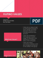 Filipino Values: Presented by