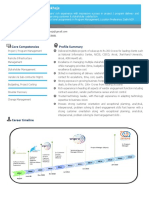 Manav Rakheja: Core Competencies Profile Summary