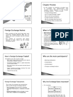 In This Chapter, We Develop A Modern View of Exchange Rate Determination That Explains Recent Behavior in The Foreign Exchange Market. Topics Include