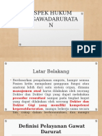 Aspek Hukum Kegawatdaruratan BM