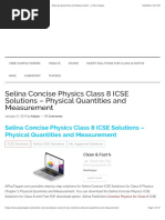 Selina Concise Physics Class 8 ICSE Solutions - Physical Quantities and Measurement - A Plus Topper