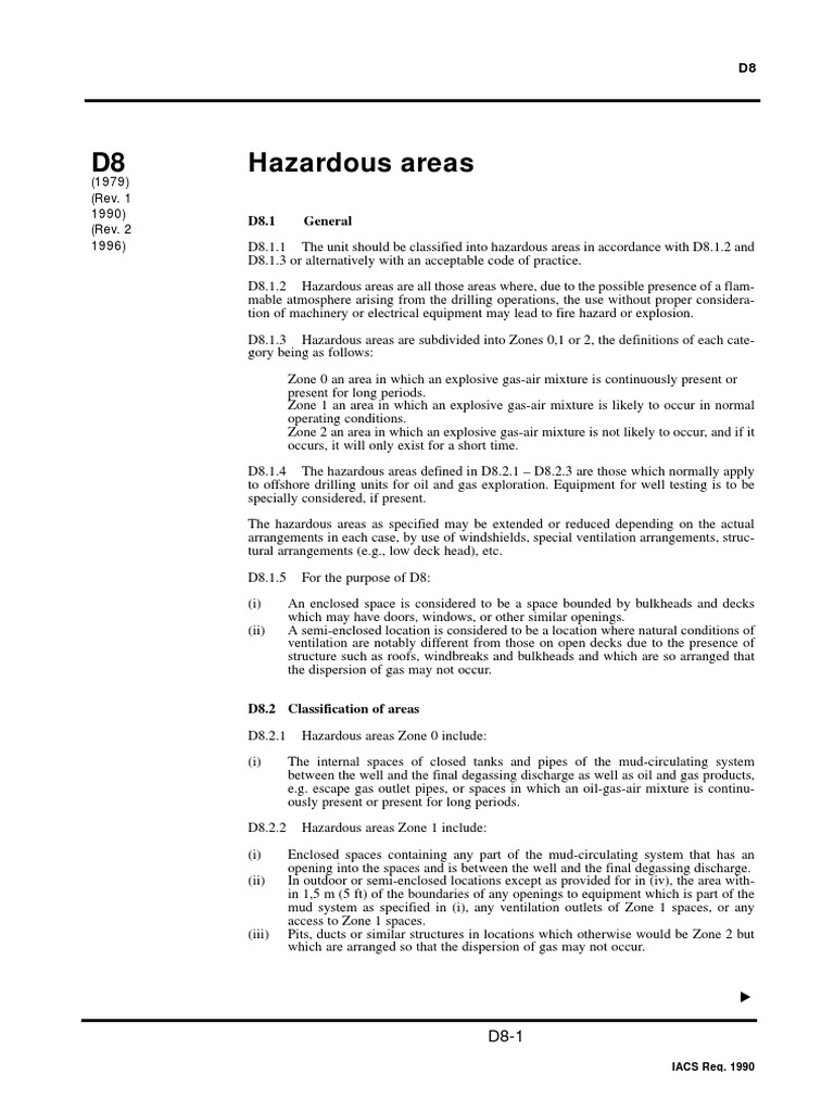 Hazardous Area PDF Hazards Ventilation (Architecture)