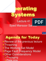 Operating Systems: Syed Mansoor Sarwar