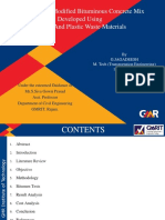 A Review On Modified Bituminous Concrete Mix Developed Using Rubber and Plastic Waste Materials